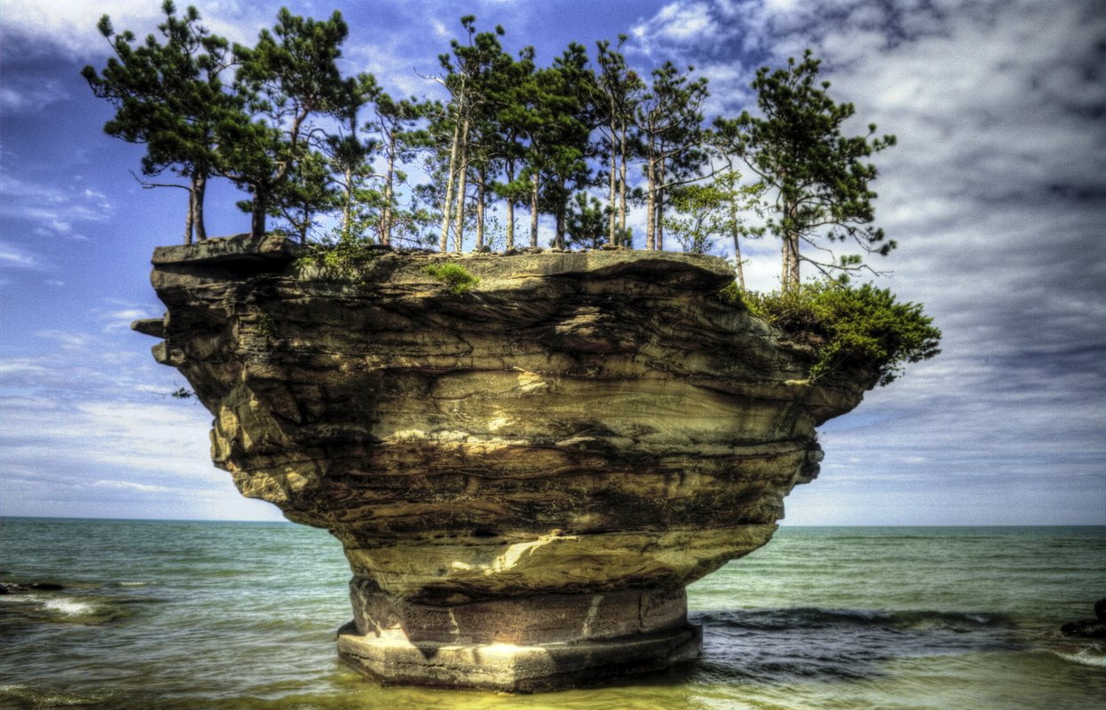 Turnip Rock, Port Austin, MI