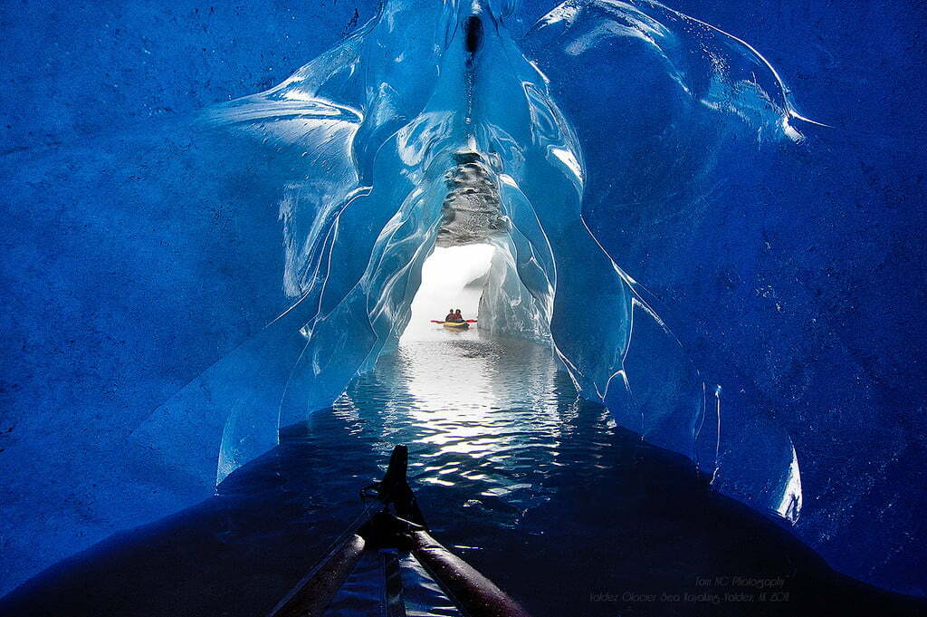 Ice Cave in Alaska