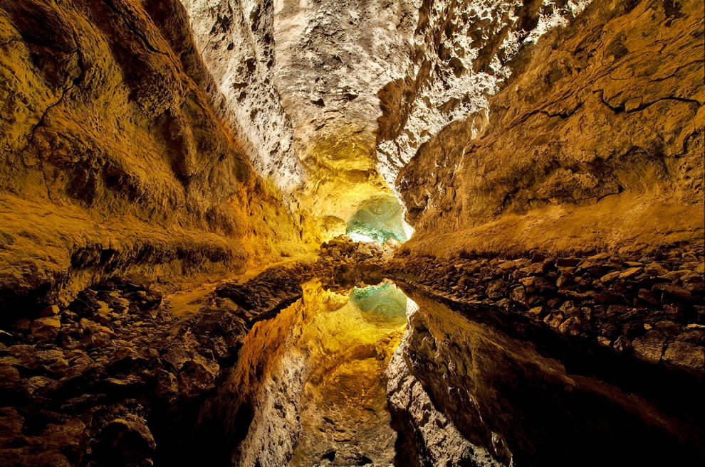 Cave Pool in The Canary Islands