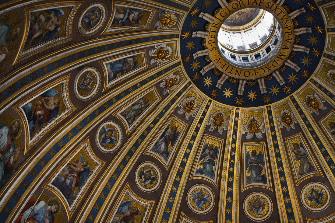 The great dome of St. Peter’s Basilica