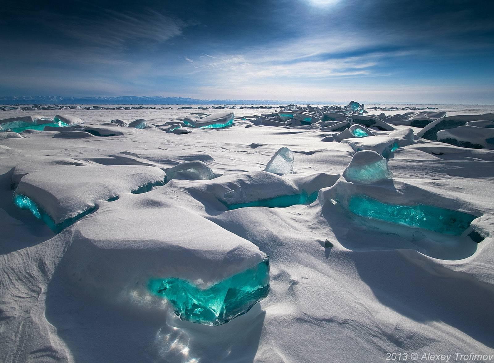 Lake Baikal in eastern Siberia