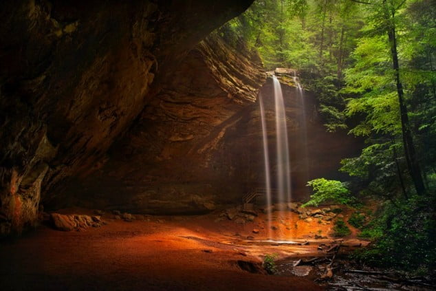 Ash Cave – Hocking Hills State Park – Ohio, USA. Photo by Steve Perry