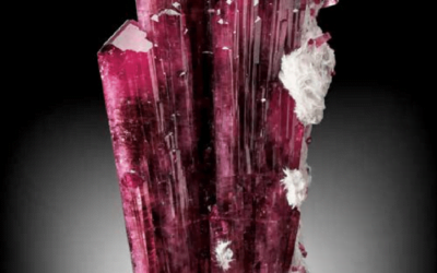 Tourmaline crystal nicknamed the “Rocket of Russia”