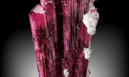 Tourmaline crystal nicknamed the “Rocket of Russia”