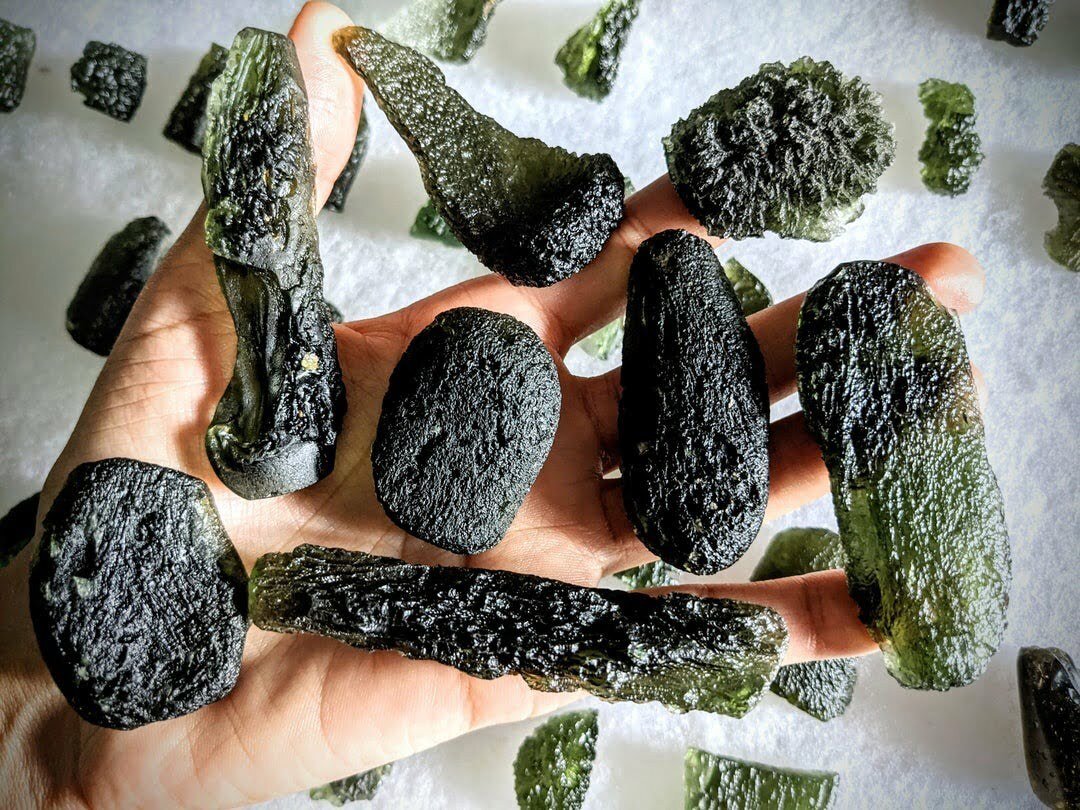 A few bits of Moldavite