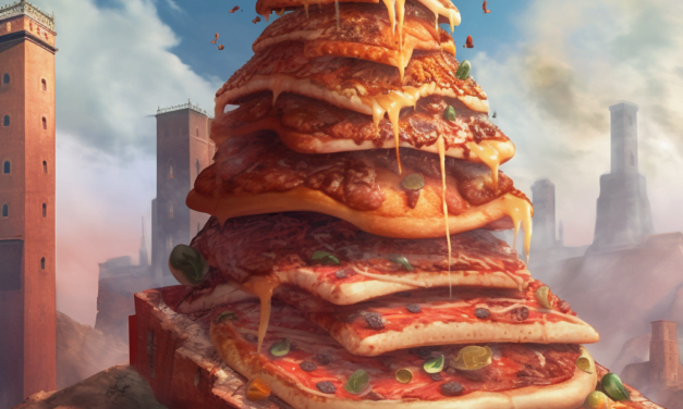 Leaning tower of Pizza