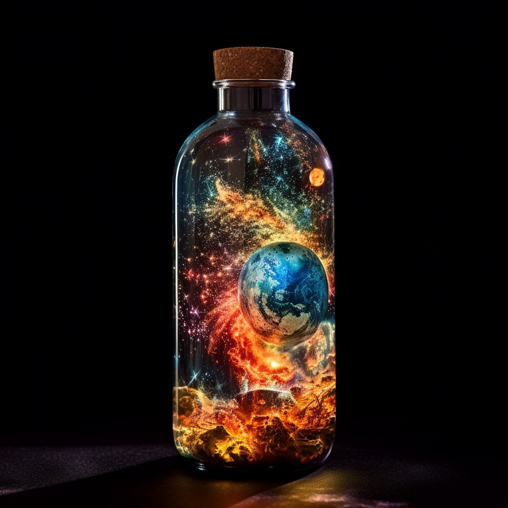 Universe in a bottle