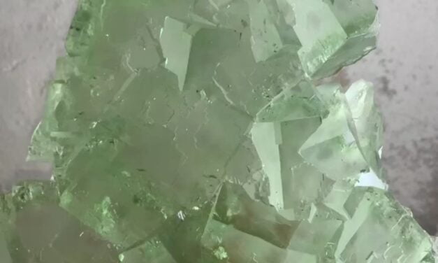 Green Fluorite – Xiangvaling mine, Hunan, China