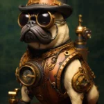 Steampunk pug 3