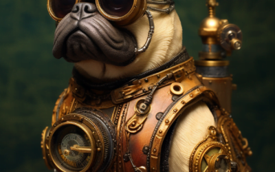 Steampunk pug 3