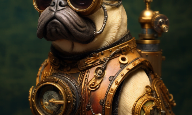 Steampunk pug 3