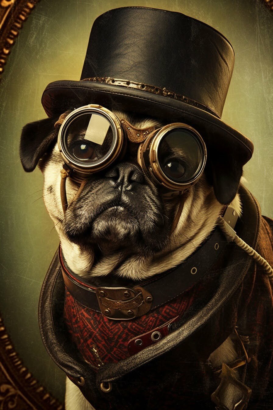 Steampunk Pug 2