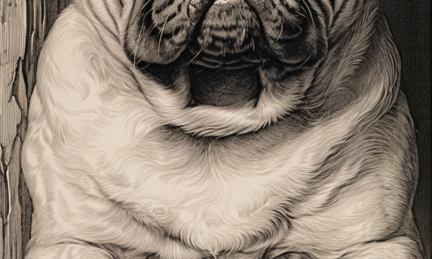 Pug drawing